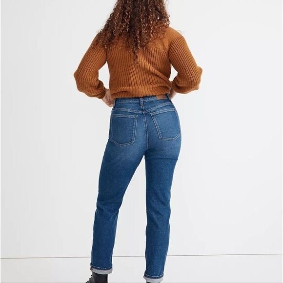 MADEWELL The High-Rise Slim Boyjean Medium Wash Size 29 - Picture 16 of 16